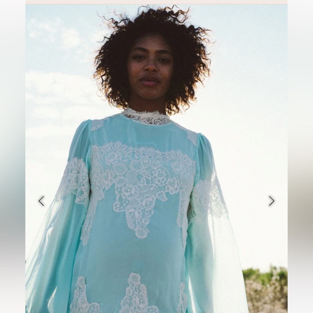 Blue long sleeve dress from We Are Hah